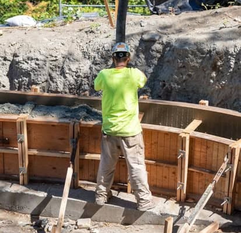 Residential concrete project in Seattle WA
